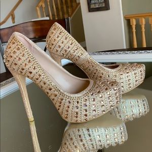 Rhinestone High Heels